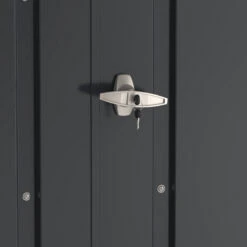 Abri à Vélos En Acier Anthracite Monopente 2,05m² + Kit D'ancrage - DURAMAX -Abri De Jardin abri a velos en acier anthracite monopente 205m kit d ancrage duramax 2