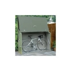 Abri à Vélos En Métal Sesame 1500L Vert 1,41m² TRIMETALS -Abri De Jardin abri a velos en metal sesame 1500l vert 141m trimetals 3