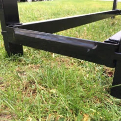 Abri Bûches En Acier Et Polyester 300D Capacité 1m³ Noir - ShelterLogic -Abri De Jardin abri buches en acier et polyester 300d capacite 1m noir shelterlogic 5