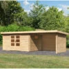 Abri De Jardin 11,49m² En Bois Massif 40mm Trittau 5 Avec Appentis 330cm, Paroi Arrière Et Latérale – Karibu 2 Abri De Jardin 11,49m² En Bois Massif 40mm Trittau 5 Avec Appentis 330cm, Paroi Arrière Et Latérale – Karibu -Abri De Jardin abri de jardin 1149m en bois massif 40mm trittau 5 avec appentis 330cm paroi arriere et laterale woodfeeling