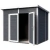 Abri De Jardin 4,31m² Skur 4 + Plancher Traité Anthracite Baltic -Abri De Jardin abri de jardin 431m skur 4 plancher traite anthracite baltic