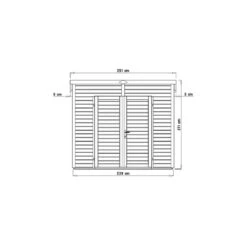 Abri De Jardin 4,31m² Skur 4 + Plancher Traité Anthracite Baltic 10 Abri De Jardin 4,31m² Skur 4 + Plancher Traité Anthracite Baltic -Abri De Jardin abri de jardin 431m skur 4 plancher traite anthracite baltic 2