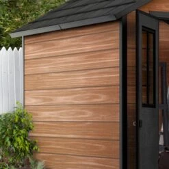 Abri De Jardin 5,12m² En Résine Imitation Bois Newton 757 - KETER 11 Abri De Jardin 5,12m² En Résine Imitation Bois Newton 757 - KETER -Abri De Jardin abri de jardin 512m en resine imitation bois newton 757 keter 3