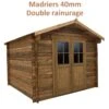 Abri De Jardin 9m² PLUS En Bois 40mm Traité Teinté Marron Gardy Shelter 1 Abri De Jardin 9m² PLUS En Bois 40mm Traité Teinté Marron Gardy Shelter -Abri De Jardin abri de jardin 9m plus en bois 40mm traite teinte marron gardy shelter