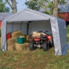 Abri De Jardin Démontable 13m² En Acier Et Polyéthylène Gris – Shelter Logic 1 Abri De Jardin Démontable 13m² En Acier Et Polyéthylène Gris – Shelter Logic -Abri De Jardin abri de jardin demontable 13m en acier et polyethylene gris shelter logic