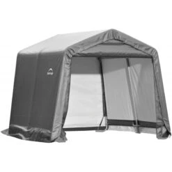 Abri De Jardin Démontable 9m² En Acier Et Polyéthylène Gris – Shelter Logic -Abri De Jardin abri de jardin demontable 9m en acier et polyethylene gris shelter logic 3