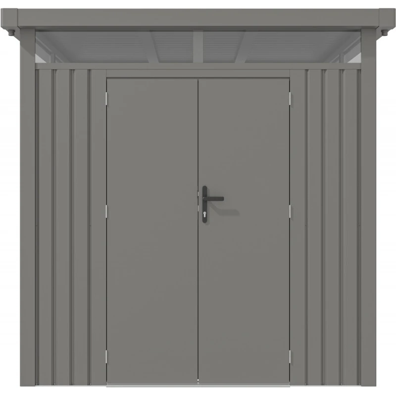 Abri De Jardin En Acier Galvanisé Kosto 5,29m² + Kit D'ancrage - X-Métal 4 Abri De Jardin En Acier Galvanisé Kosto 5,29m² + Kit D'ancrage - X-Métal – Image 2