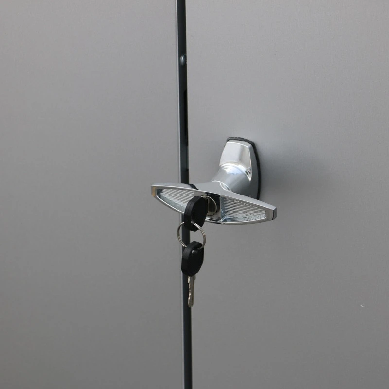 Abri De Jardin En Aluminium Gris Avec Puits De Lumière 4,33m² + Kit Fondation - DURAMAX 8 Abri De Jardin En Aluminium Gris Avec Puits De Lumière 4,33m² + Kit Fondation - DURAMAX – Image 6