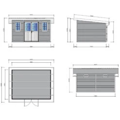 Abri De Jardin En Bois Composite 28mm Anthracite 12m² PREMIUM Toit Monopente - Woodlife Garden 13 Abri De Jardin En Bois Composite 28mm Anthracite 12m² PREMIUM Toit Monopente - Woodlife Garden -Abri De Jardin abri de jardin en bois composite 28mm anthracite 12m premium toit monopente woodlife garden 5