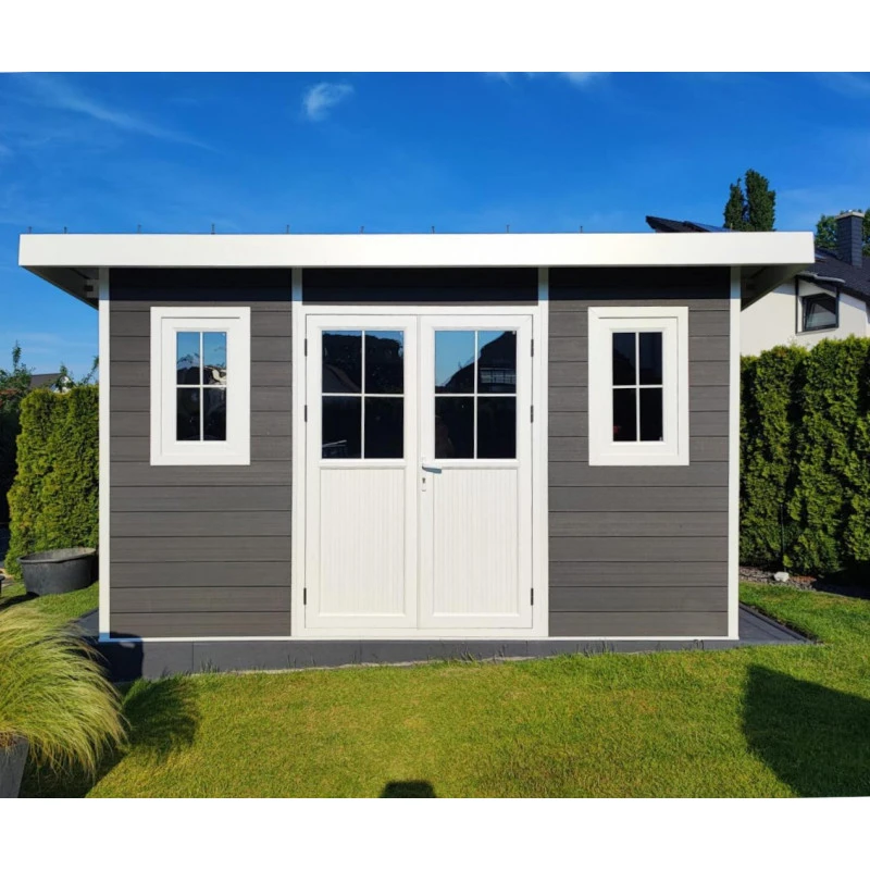 Abri De Jardin En Bois Composite 28mm Anthracite 12m² PREMIUM Toit Monopente - Woodlife Garden 3 Abri De Jardin En Bois Composite 28mm Anthracite 12m² PREMIUM Toit Monopente - Woodlife Garden