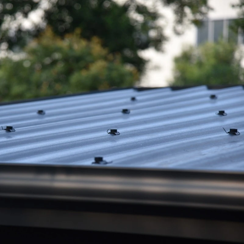 Abri De Jardin En Bois Composite 28mm Anthracite 9m² PREMIUM Toit Plat - Woodlife Garden 8 Abri De Jardin En Bois Composite 28mm Anthracite 9m² PREMIUM Toit Plat - Woodlife Garden – Image 6