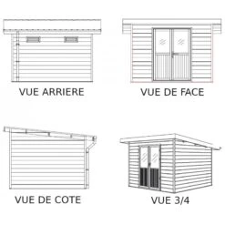 Abri De Jardin En Bois Composite 28mm Aspect Bois Vieilli 9m² PREMIUM Toit Plat - Woodlife Garden 11 Abri De Jardin En Bois Composite 28mm Aspect Bois Vieilli 9m² PREMIUM Toit Plat - Woodlife Garden -Abri De Jardin abri de jardin en bois composite 28mm aspect bois vieilli 9m premium toit plat woodlife garden 3