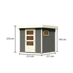 Abri De Jardin En Bois Gris Terre 4,62m² Freiburg 2 - Karibu 10 Abri De Jardin En Bois Gris Terre 4,62m² Freiburg 2 - Karibu -Abri De Jardin abri de jardin en bois gris terre 462m freiburg 2 karibu 2