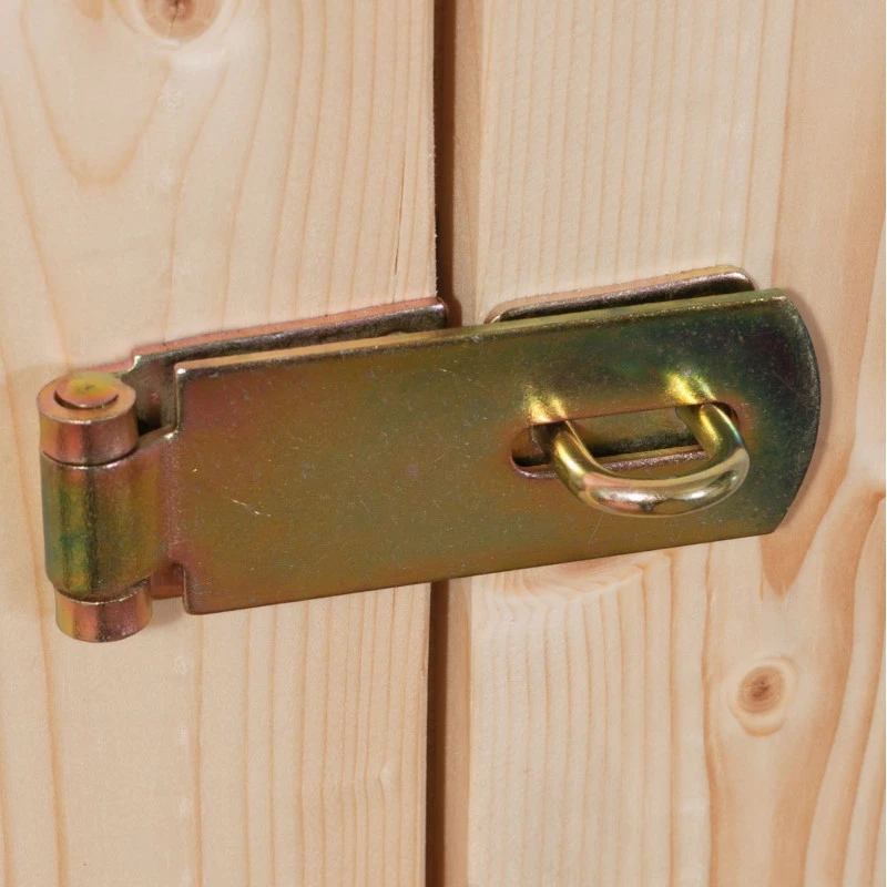 Abri De Jardin En Bois Gris Terre 9,24m² Freiburg 6 Avec Appentis De 2,40 M - Karibu 8 Abri De Jardin En Bois Gris Terre 9,24m² Freiburg 6 Avec Appentis De 2,40 M - Karibu – Image 6