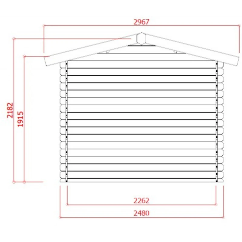 Abri De Jardin En Bois Massif 19mm Dresden Porte Double 4,91m² SOLID 4 Abri De Jardin En Bois Massif 19mm Dresden Porte Double 4,91m² SOLID – Image 2