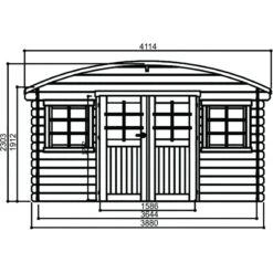 Abri De Jardin En Bois Massif 28mm 11,56m² Toit Berceau SOLID 9 Abri De Jardin En Bois Massif 28mm 11,56m² Toit Berceau SOLID -Abri De Jardin abri de jardin en bois massif 28mm 1156m toit berceau solid 2
