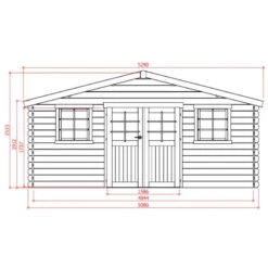 Abri De Jardin En Bois Massif 28mm Douai Avec Double Porte 15,16m² - SOLID 8 Abri De Jardin En Bois Massif 28mm Douai Avec Double Porte 15,16m² - SOLID -Abri De Jardin abri de jardin en bois massif 28mm douai avec double porte 1516m solid 2
