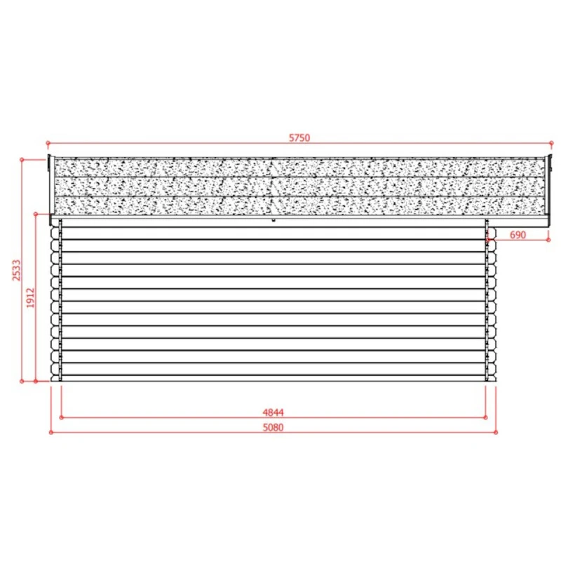 Abri De Jardin En Bois Massif 28mm Montreux Avec Double Porte 25,81m² - SOLID 5 Abri De Jardin En Bois Massif 28mm Montreux Avec Double Porte 25,81m² - SOLID – Image 3