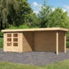 Abri De Jardin En Bois Massif 4,62m² Askola 2 Avec Appentis 280cm Et Paroi Arrière – Karibu 1 Abri De Jardin En Bois Massif 4,62m² Askola 2 Avec Appentis 280cm Et Paroi Arrière – Karibu -Abri De Jardin abri de jardin en bois massif 462m askola 2 avec appentis 280cm et paroi arriere woodfeeling