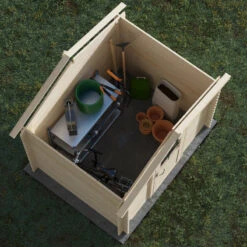 Abri De Jardin En Bois Massif 4,9m² KARIBA – Madriers 19mm – Forest Style -Abri De Jardin abri de jardin en bois massif 49m kariba madriers 19mm forest style 3