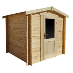 Abri De Jardin En Bois Massif 4m² PRIMO - Madriers 28mm Gardy Shelter -Abri De Jardin abri de jardin en bois massif 4m primo madriers 28mm gardy shelter 2