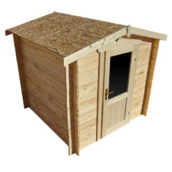 Abri De Jardin En Bois Massif 4m² PRIMO - Madriers 28mm Gardy Shelter -Abri De Jardin abri de jardin en bois massif 4m primo madriers 28mm gardy shelter 4