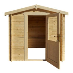 Abri De Jardin En Bois Massif 4m² PRIMO - Madriers 28mm Gardy Shelter -Abri De Jardin abri de jardin en bois massif 4m primo madriers 28mm gardy shelter 5