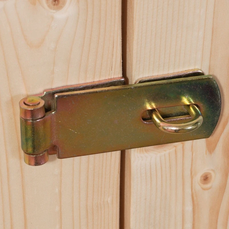 Abri De Jardin En Bois Massif 6,55m² Askola 4 Avec Appentis 240cm – Karibu 8 Abri De Jardin En Bois Massif 6,55m² Askola 4 Avec Appentis 240cm – Karibu – Image 6