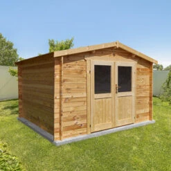 Abri De Jardin En Bois Massif 9m² PRIMO - Madriers 28mm Gardy Shelter