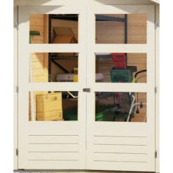 Abri De Jardin En Bois Massif Gris Terre 3,46m² Stockach 2 – Karibu -Abri De Jardin abri de jardin en bois massif gris terre 346m stockach 2 woodfeeling 4