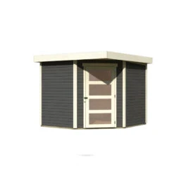 Abri De Jardin En Bois Massif Gris Terre 5,95m² Schwandorf 5 – Karibu -Abri De Jardin abri de jardin en bois massif gris terre 595m schwandorf 5 woodfeeling 3