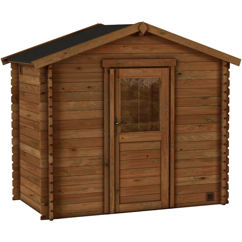 Abri De Jardin En Bois Traité Autoclave 2,8m² - Madriers 28mm - Nicia - Forest Style 4 Abri De Jardin En Bois Traité Autoclave 2,8m² - Madriers 28mm - Nicia - Forest Style – Image 2