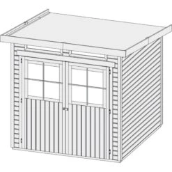 Abri De Jardin En Bois Vitrifié Gris 19mm 4.62m² Glücksburg 3 - Karibu 11 Abri De Jardin En Bois Vitrifié Gris 19mm 4.62m² Glücksburg 3 - Karibu -Abri De Jardin abri de jardin en bois vitrifie gris 19mm 462m glucksburg 3 karibu 3