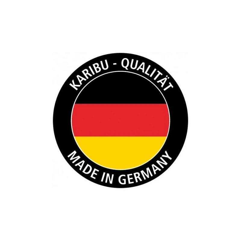 Abri De Jardin En Bois Vitrifié Gris 19mm 4.62m² Glücksburg 3 - Karibu 8 Abri De Jardin En Bois Vitrifié Gris 19mm 4.62m² Glücksburg 3 - Karibu – Image 6