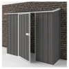 Abri De Jardin En Métal Colorbond Gris Compact 1,70m² EASYSHED