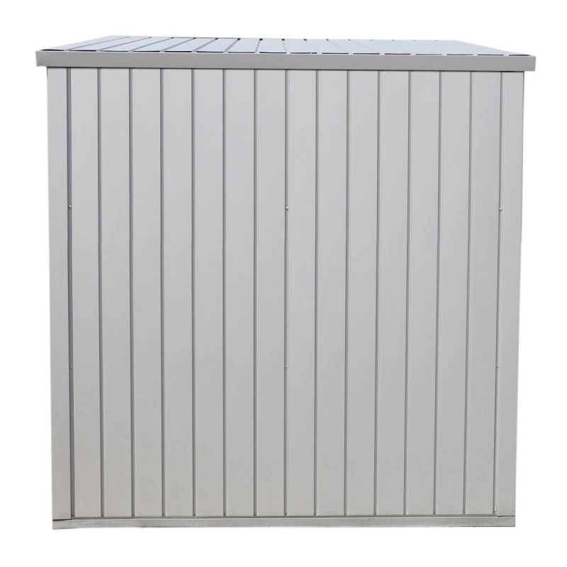 Abri De Jardin En Métal Gris 3,92m² + Kit D'ancrage + Kit De Fondation DURAMAX 7 Abri De Jardin En Métal Gris 3,92m² + Kit D'ancrage + Kit De Fondation DURAMAX – Image 5