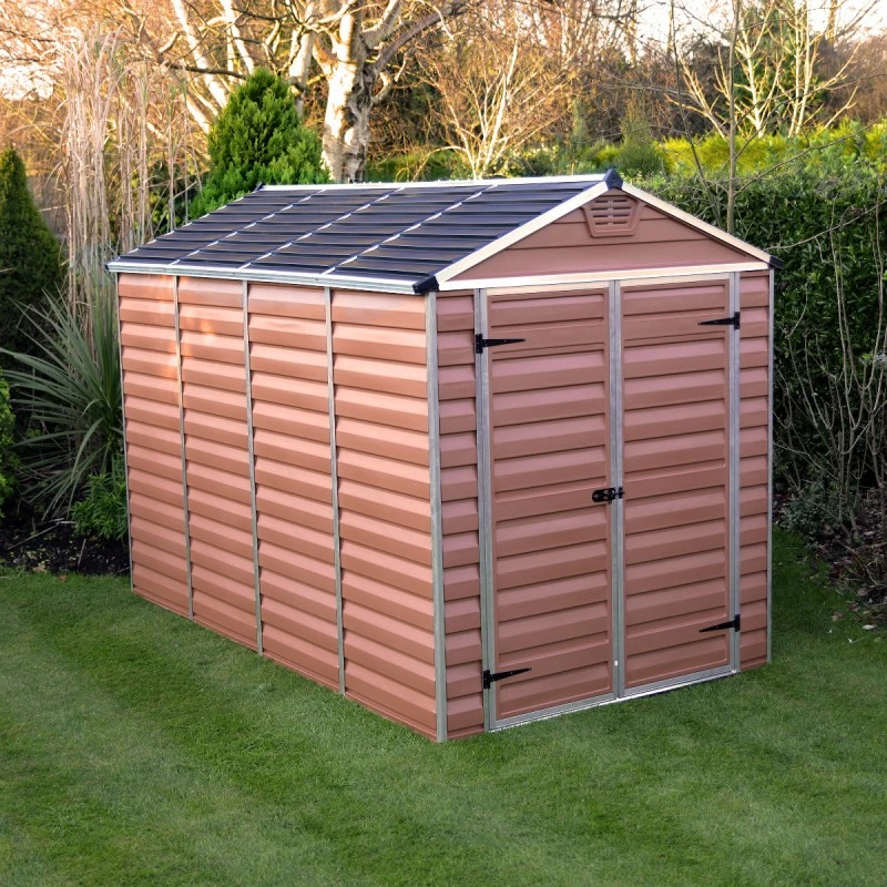 Abri De Jardin En Polycarbonate 5,28m² Skylight Amber - Palram - Canopia 3 Abri De Jardin En Polycarbonate 5,28m² Skylight Amber - Palram - Canopia