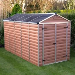 Abri De Jardin En Polycarbonate 6,59m² Skylight Amber - Palram - Canopia