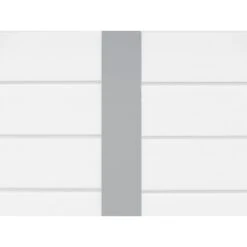 Abri De Jardin En PVC 4,9m² DECO Blanc Et Gris Vert Grosfillex + Kit Ancrage Offert -Abri De Jardin abri de jardin en pvc 49m deco blanc et gris vert grosfillex 4