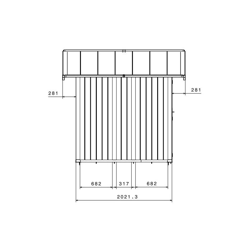 Abri De Jardin En PVC 4,9m² DECO Gris Foncé Et Blanc Grosfillex + Kit Ancrage Offert 5 Abri De Jardin En PVC 4,9m² DECO Gris Foncé Et Blanc Grosfillex + Kit Ancrage Offert – Image 3
