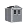Abri De Jardin En Résine Gris Clair 4,4m² Premium 86 DPF + Plancher Keter 2 Abri De Jardin En Résine Gris Clair 4,4m² Premium 86 DPF + Plancher Keter -Abri De Jardin abri de jardin en resine gris clair 44m premium 86 dpf plancher keter