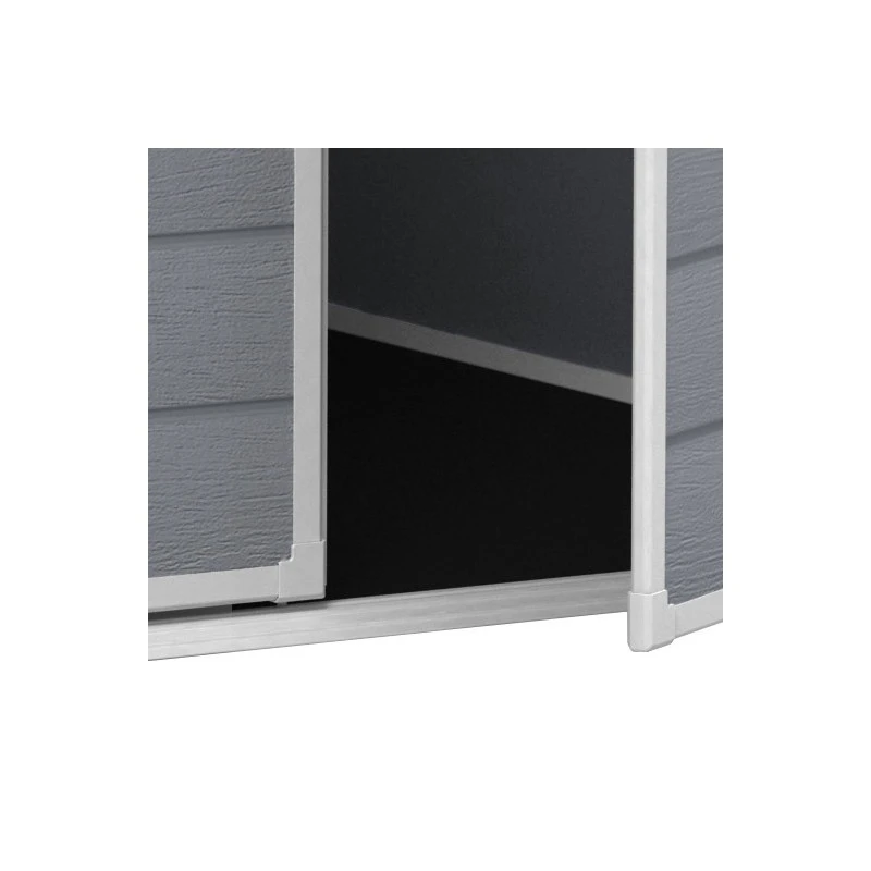 Abri De Jardin En Résine Gris Clair 4,4m² Premium 86 DPF + Plancher Keter 6 Abri De Jardin En Résine Gris Clair 4,4m² Premium 86 DPF + Plancher Keter – Image 4