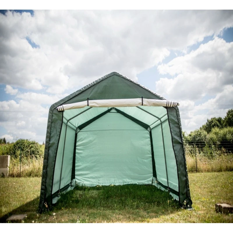 Abri De Jardin En Toile Renforcée Verte Toit 2 Pentes 13,30m² HABRITA 5 Abri De Jardin En Toile Renforcée Verte Toit 2 Pentes 13,30m² HABRITA – Image 3