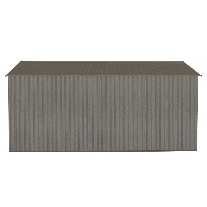 Abri De Jardin Métal 13,51m² Imitation Bois Vieilli 6 Abri De Jardin Métal 13,51m² Imitation Bois Vieilli – Image 4