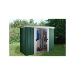 Abri De Jardin Métal 2,84m² + Kit D'ancrage Inclus - YARDMASTER -Abri De Jardin abri de jardin metal 284m kit d ancrage inclus yardmaster 3