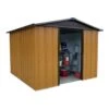 Abri De Jardin Métal Aspect Bois Et Marron 7,18m² + Kit D'ancrage Inclus - YARDMASTER 1 Abri De Jardin Métal Aspect Bois Et Marron 7,18m² + Kit D'ancrage Inclus - YARDMASTER -Abri De Jardin abri de jardin metal aspect bois et marron 718m kit d ancrage inclus yardmaster