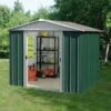 Abri De Jardin Métal Vert 4,38m² + Kit D'ancrage Inclus - YARDMASTER 2 Abri De Jardin Métal Vert 4,38m² + Kit D'ancrage Inclus - YARDMASTER -Abri De Jardin abri de jardin metal vert 438m kit d ancrage inclus yardmaster