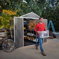 Abri De Jardin RUBICON 4,2m² En Aluminium Et Polycarbonate - Palram - Canopia -Abri De Jardin abri de jardin rubicon 42m en aluminium et polycarbonate palram 1 4