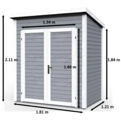 Abri De Jardin Skur 1 2,19m² + Plancher Traité Peint Gris Baltic 9 Abri De Jardin Skur 1 2,19m² + Plancher Traité Peint Gris Baltic -Abri De Jardin abri de jardin skur 1 219m plancher traite peint gris baltic 1