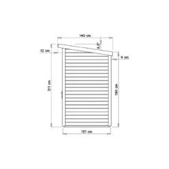 Abri De Jardin Skur 1 2,19m² + Plancher Traité Peint Gris Baltic 11 Abri De Jardin Skur 1 2,19m² + Plancher Traité Peint Gris Baltic -Abri De Jardin abri de jardin skur 1 219m plancher traite peint gris baltic 3